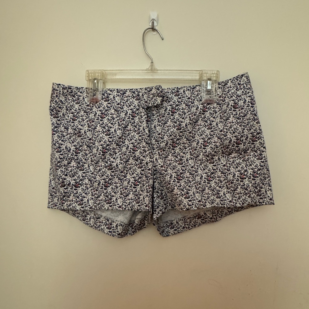 J. Crew Black and White floral Shorts